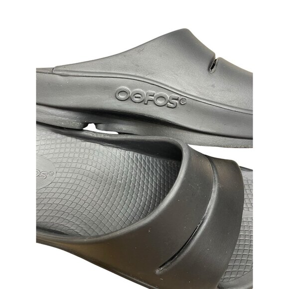 OOFOS OOahh Sport Recovery Slide Sandals Black Men’s 9 / Women’s 11 M9 W11 main image 4